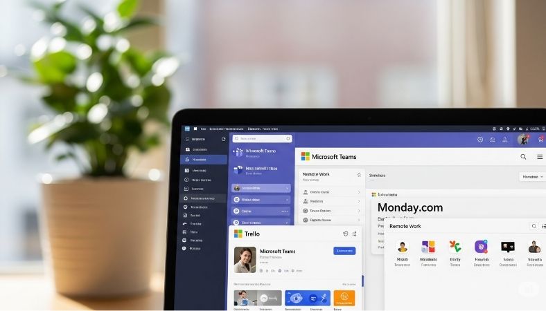 Remote work apps make working from home easy. They help you stay organized and connected. Tools like Slack and Zoom keep teams together. Apps like Trello track your tasks. Use these to work smarter, not harder. This article shares the best remote work apps. Learn how to pick and use them. Save time and avoid stress. Perfect for U.S. workers or anyone. Start with simple steps to set up. Discover apps for calls, planning, and focus. Get ready to shine at remote work! The digital nomad guide makes it happen! You work online while traveling. Remote Work Apps: Boost Your Work-from-Home
